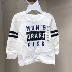 NWT cute baby boy long sleeve shirt